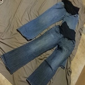2-for-1 maternity jeans!